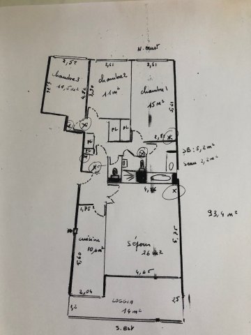 Location appartement Paris 75015